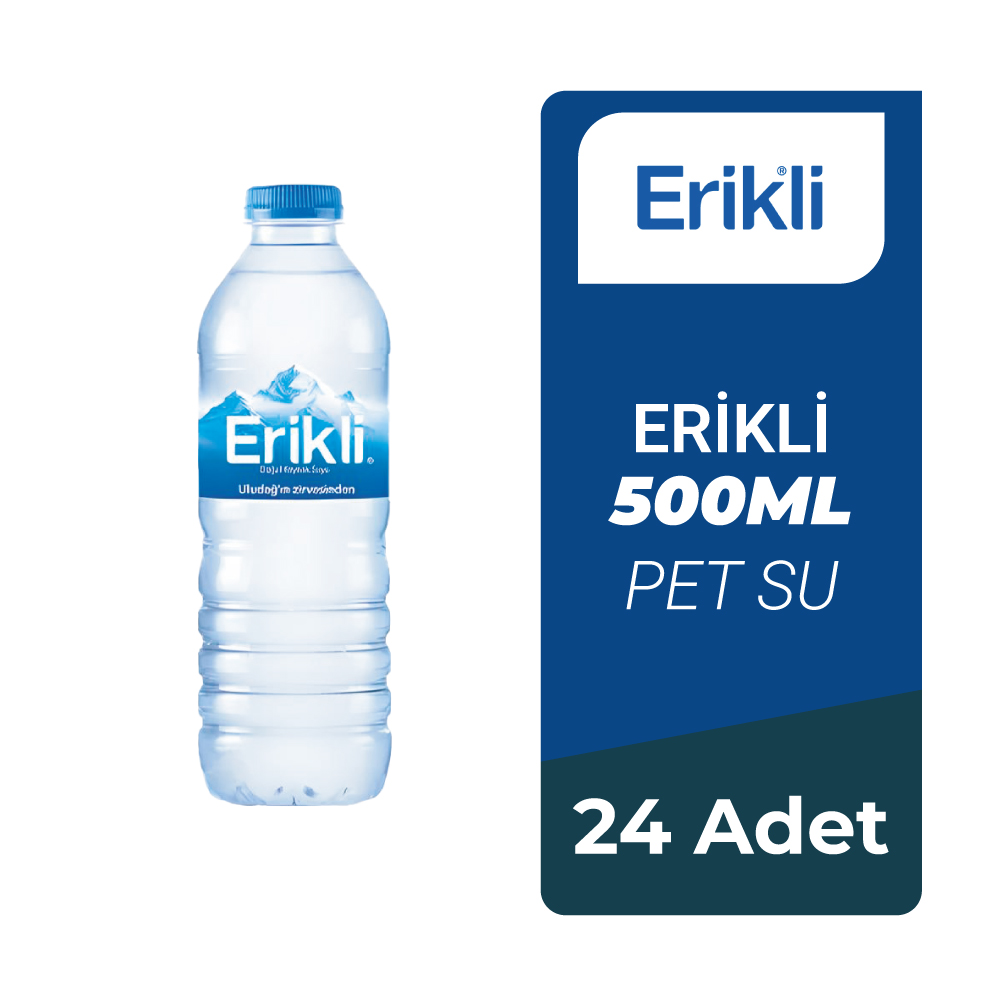 Erikli 500Ml Pet Su 24 Adet
