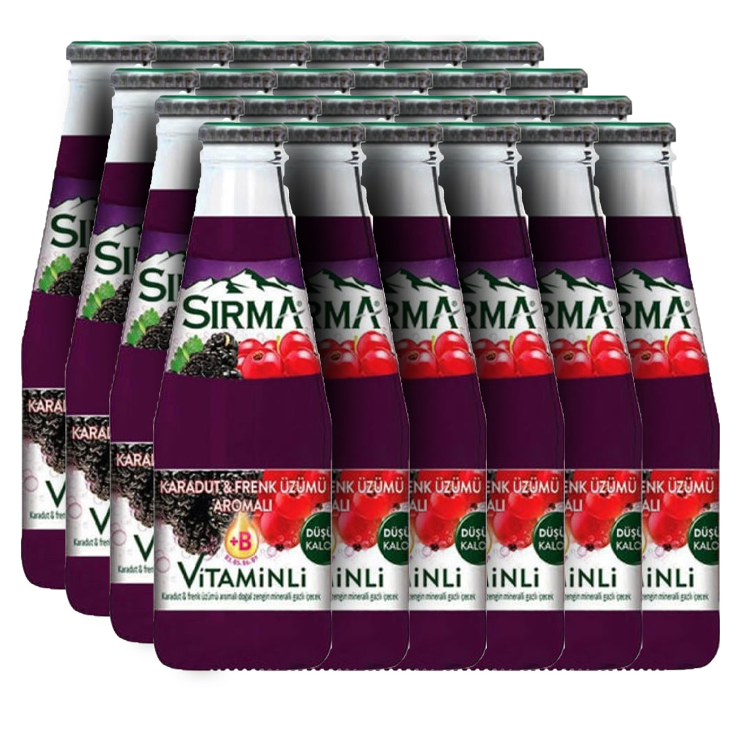 Sırma Karadut Aromalı Soda 24 Adet