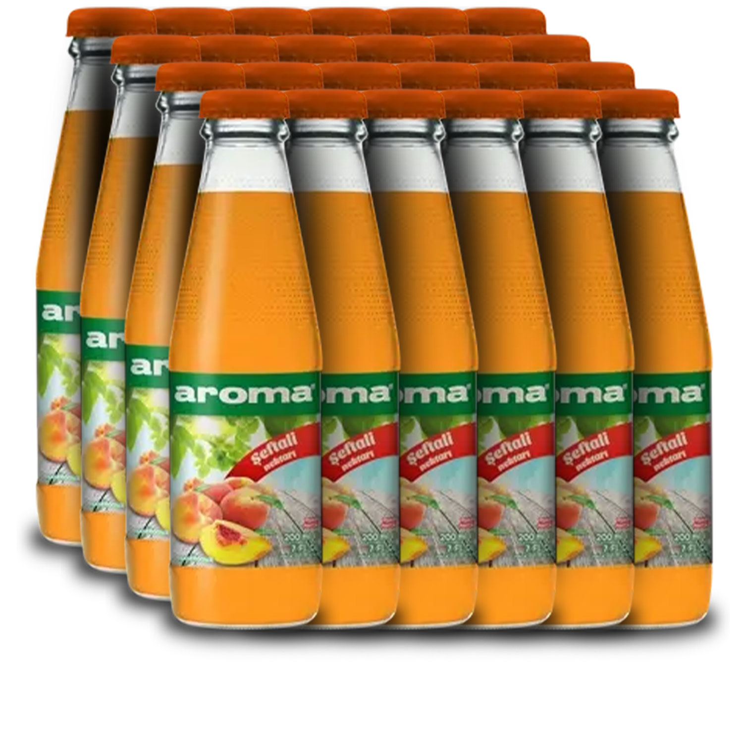 AROMA ŞEFTALİ AROMALI MEYVE SUYU 24 ADET