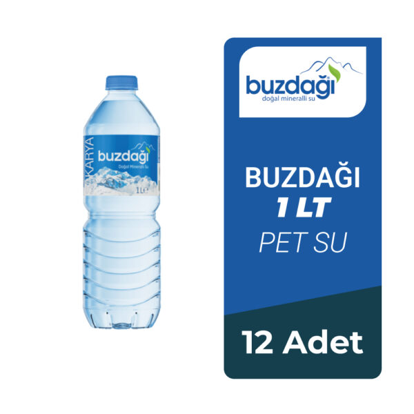Buzdağı 1Lt Pet Su 12 Adet