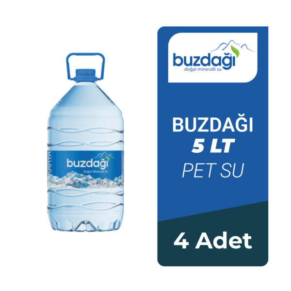 Buzdağı 5Lt Pet Su 4 Adet