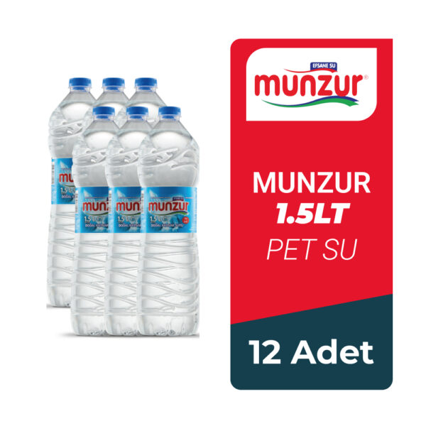 Munzur 1.5Lt Pet Su 12 Adet