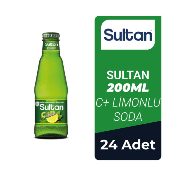 Sultan C Plus Limonlu Soda 24 Adet